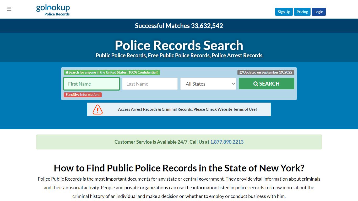 New York Police Records, New York Police Records Search - GoLookUp